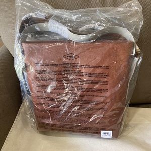 NWT Fossil Maya Small Hobo Brown